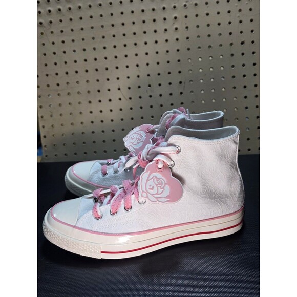 New Converse W Chuck 70 Rose Sneakers Shoes Vintage White A14798C US Size 10.5 - Picture 4 of 11